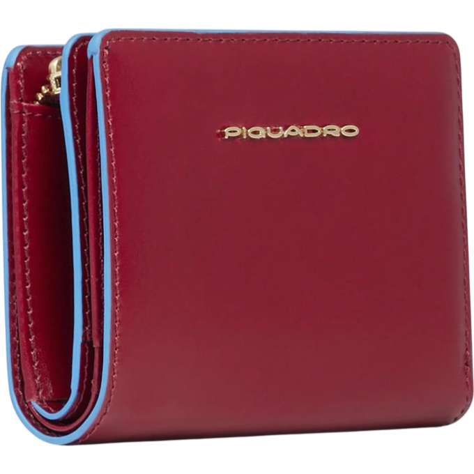 Кошелек женский PIQUADRO BLUE SQUARE красный PD6660B2R/R Кошелек женский PIQUADRO BLUE SQUARE красный PD6660B2R/R