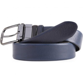 Ремень мужской PIQUADRO BLACK SQUARE CU4877B3/NBLU2 (черный/синий)