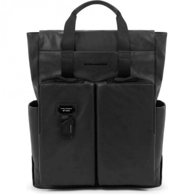 Рюкзак PIQUADRO HARPER черный кожа CA6108AP/N