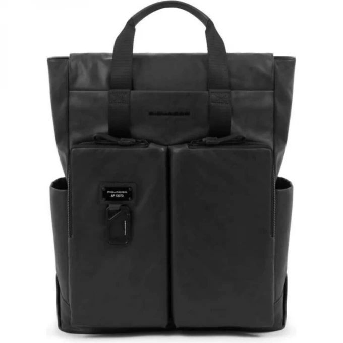 Рюкзак PIQUADRO HARPER черный кожа CA6108AP/N Рюкзак PIQUADRO HARPER черный кожа CA6108AP/N