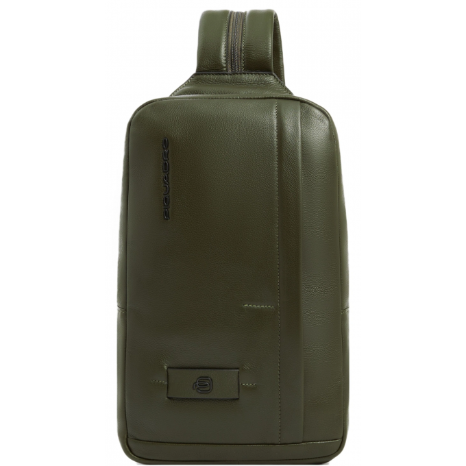 Рюкзак слинг PIQUADRO RUSSEL хаки кожа CA6764W137/VE2