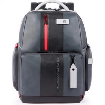Рюкзак унисекс PIQUADRO URBAN CA4550UB00BM/GRN (серый/черный)