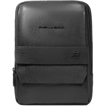 Сумка мужская PIQUADRO SOLM CA7030S141/N черная натуральная кожа