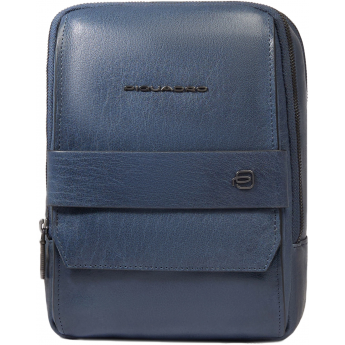 Сумка мужская PIQUADRO SOLM CA7030S141/AV серая натуральная кожа